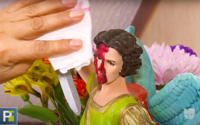 San Miguel Arcángel Estatua Sangre Denver, Colorado